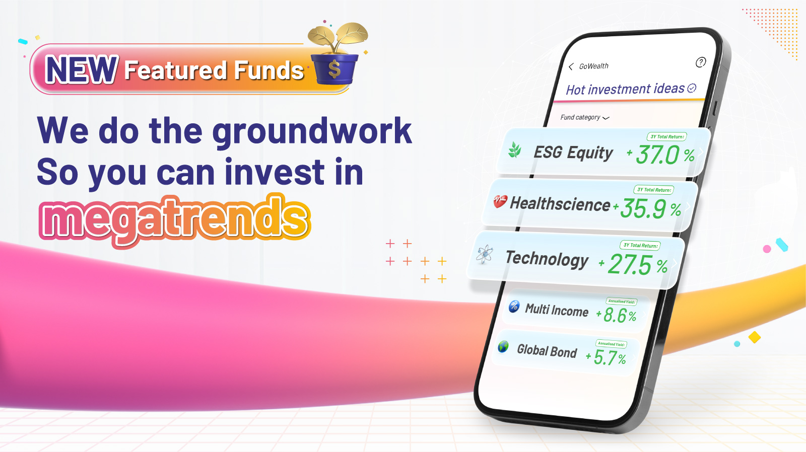 Featured funds platform is officially launched!